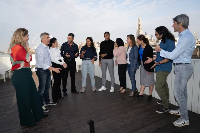 The Human Matters team during a coaching session